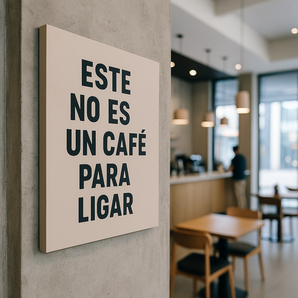 nos reimos del letrero